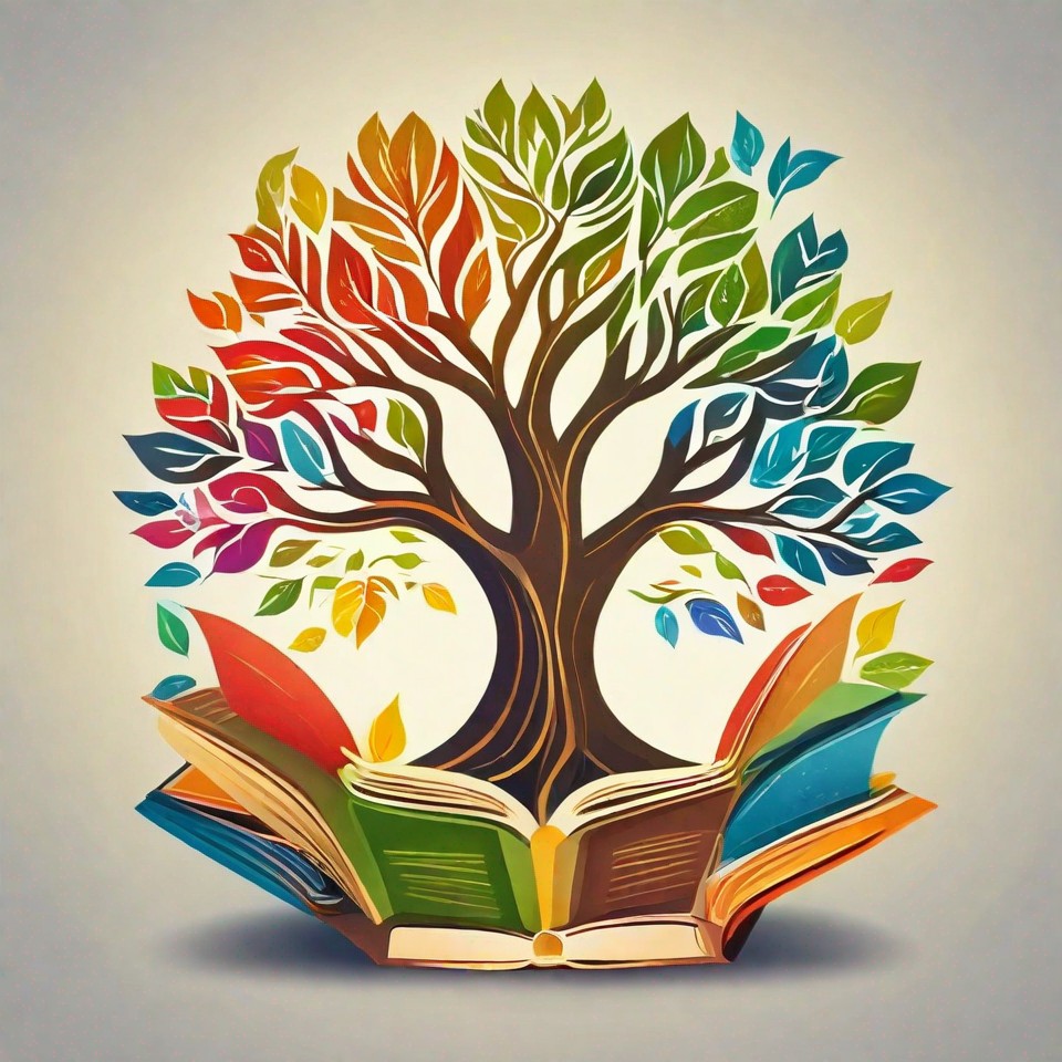 Baum mit Büchern